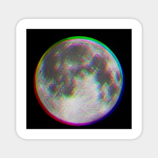 Glitch Moon Magnet