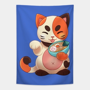 Lucky Cat-ramen Tapestry