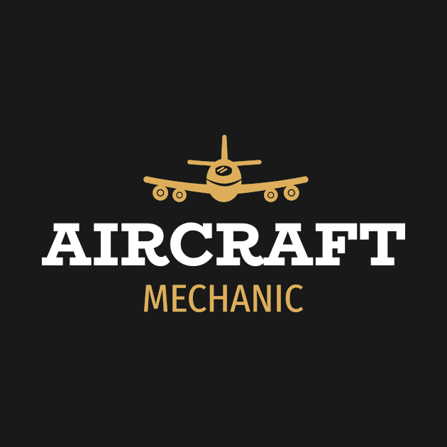 Aircraft Mechanic Aviation Industry Gift Idea by BlueTodyArt