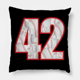 Baseball Number #42 Forty Two Lucky Favorite Jersey Number. Pillow