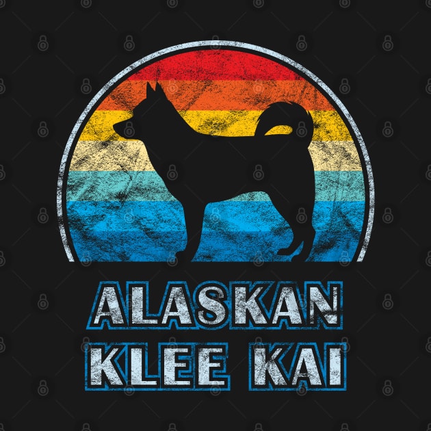 Alaskan Klee Kai Vintage Design Dog by millersye