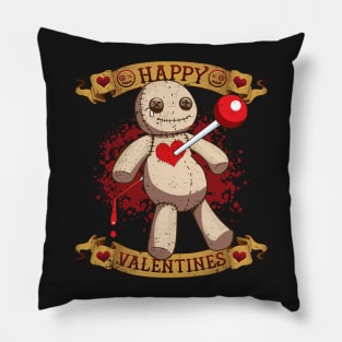 Happy Valentines Voodoo Doll Pillow