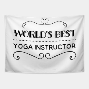 World's Best Yoga Instructor Tapestry