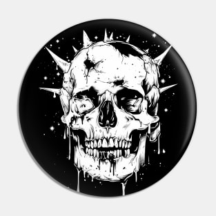 Skull Asteroid Pin