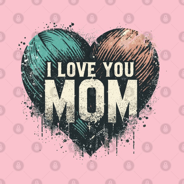 I Love You Mom by Vehicles-Art