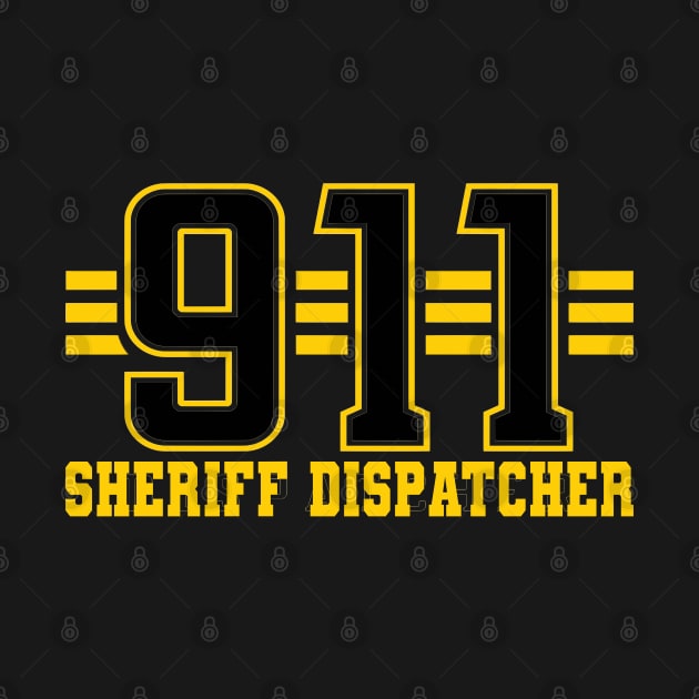 First Responder Shirt, 911 Dispatcher Shirt, Thin Gold Line Police Shirt, Dispatch Gifts for CHP Operator, Dispatcher Flag Shirt for Sheriff by Shirts by Jamie