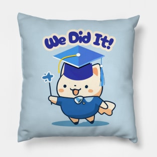 School's out, We Did It! Classof2024 graduation gift, teacher gift, student gift. Pillow