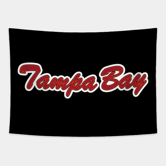 Football Fan of Tampa Bay Tapestry by gkillerb