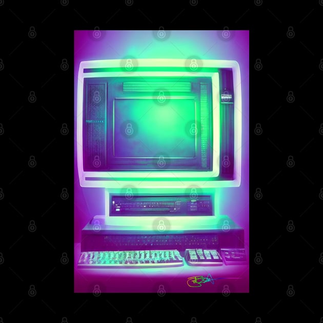 80’s Retro Tech Vibes 11 by Benito Del Ray