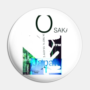 OSAKA airport Pin