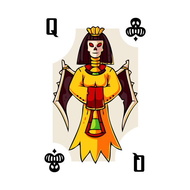 Easy Halloween Playing Card Costume: Queen of Clubs by SLAG_Creative