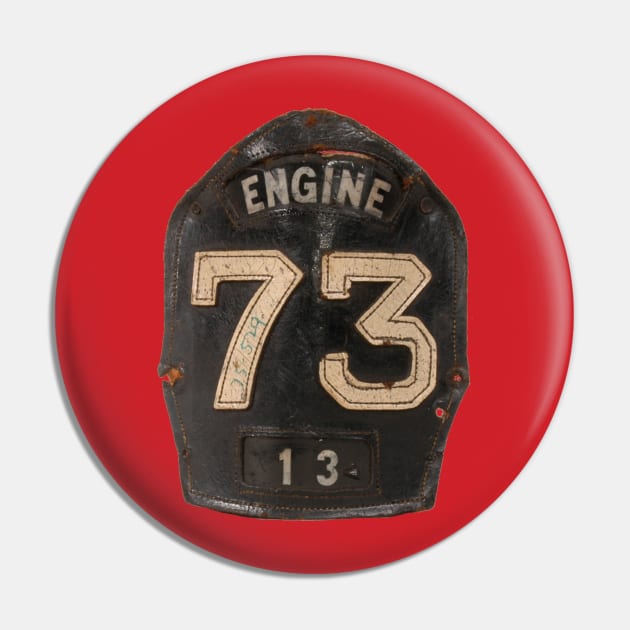 Helmet Frontpiece Philadelphia Fire Dept. Engine Co. 73 Pin by Husky's Discount Ninja Emporium