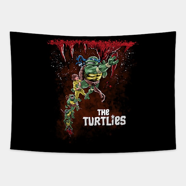 The Turtlies Tapestry by Zascanauta