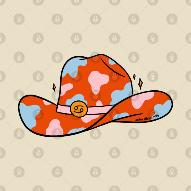 Cancer Cowboy Hat by Doodle by Meg