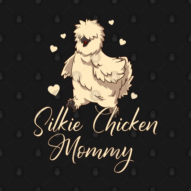 Silkie Chicken Mommy - Silkie Chicken by Modern Medieval Design