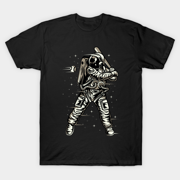 Discover Baseball Astronaut - Baseball - T-Shirt