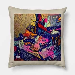 Abstract Section 80 Pillow