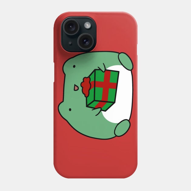 Frog Holding a Gift Phone Case by saradaboru