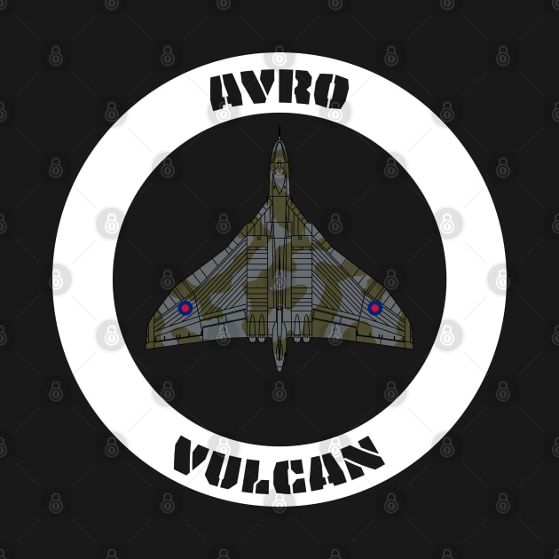 Avro Vulcan Jet Bomber by BearCaveDesigns