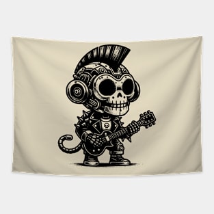 Gothic Punk Monkey Tapestry