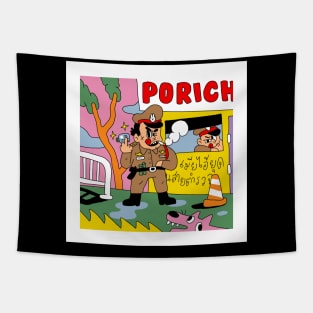 Thailand policeman Tapestry