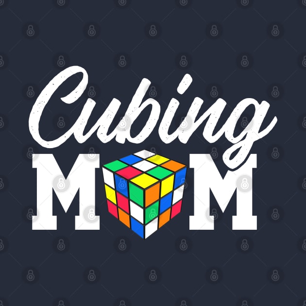 Cubing Mom - Rubik's Cube Inspired Design by Cool Cube Merch