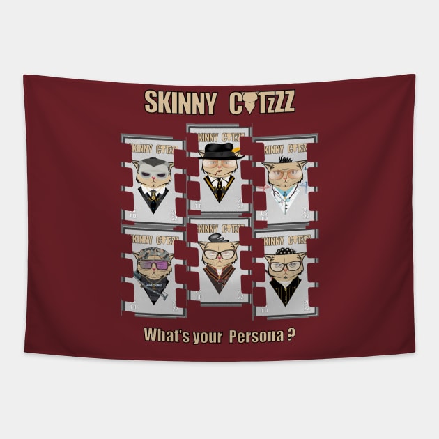 Skinny Catzzz | What's your Persona? Tapestry by SkinnyCatzzz