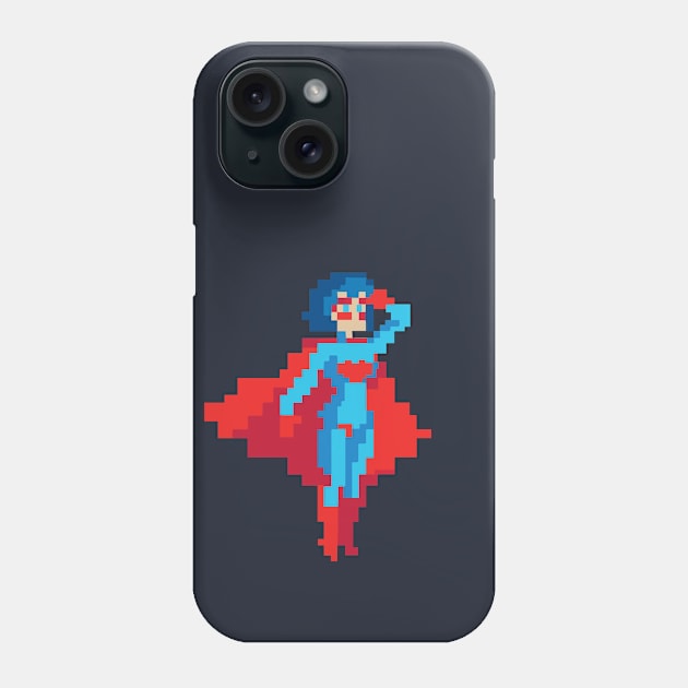 Superheroine Jenny Phone Case by wamtees