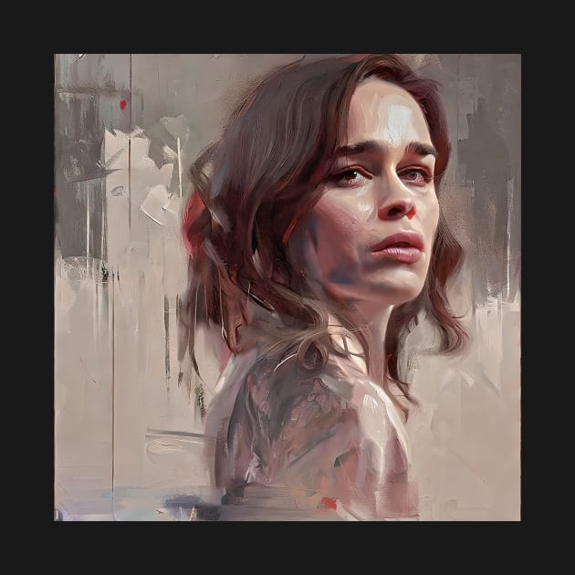 Painting  of Emilia by bogfl