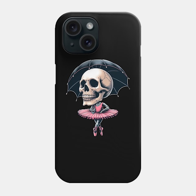 skull ballet Phone Case by EKLZR