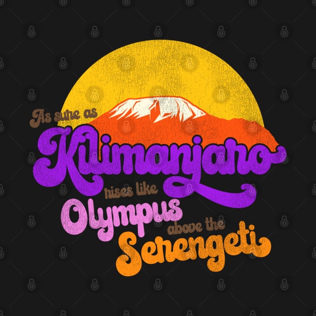 AFRICA Toto Lyrics As Sure As Kilimanjaro by darklordpug