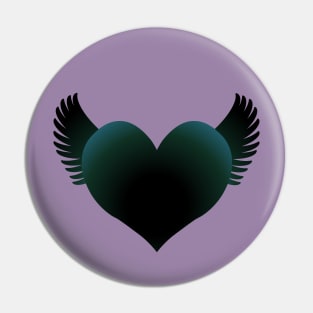 Black Heart Pin