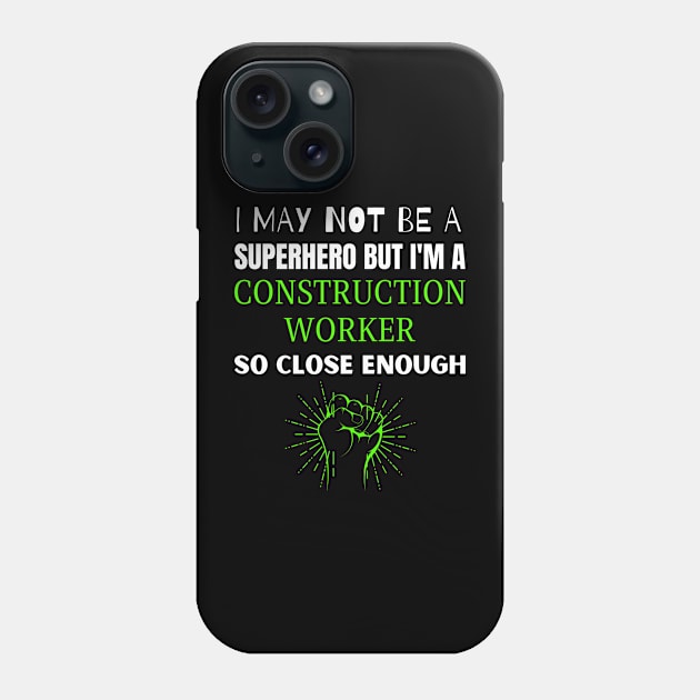 Construction worker Phone Case by Mdath