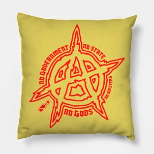 Anarchy Symbol Anarchist Pillow