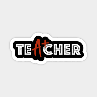 A+ Teacher Appreciation - Education Excellence & Dedication Magnet