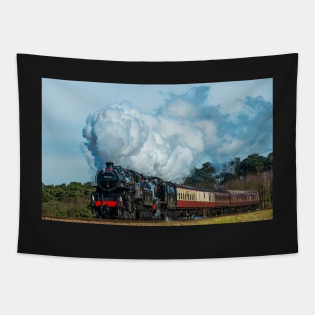 Steam Engine Sheringham Tapestry by Robert john