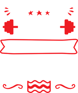 My Head Says Gym But My Heart Says Bacon (Typography) Magnet