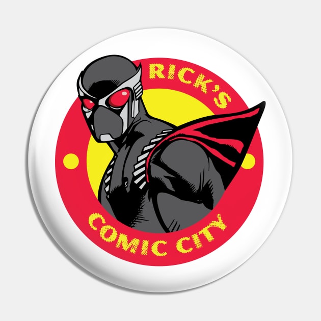 Ricks Comic city logo 1 Pin by RicksComicCity