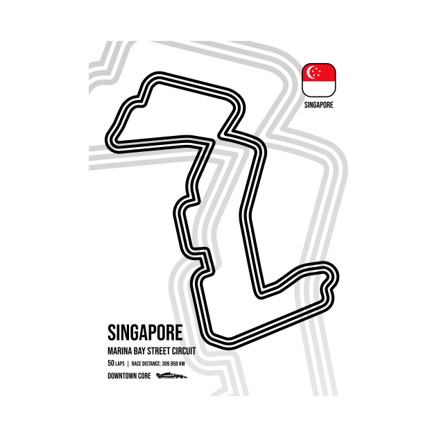 Singapore Race Track by RaceCarsDriving