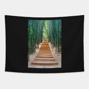 Bamboo Stairway to Enlightenment Tapestry