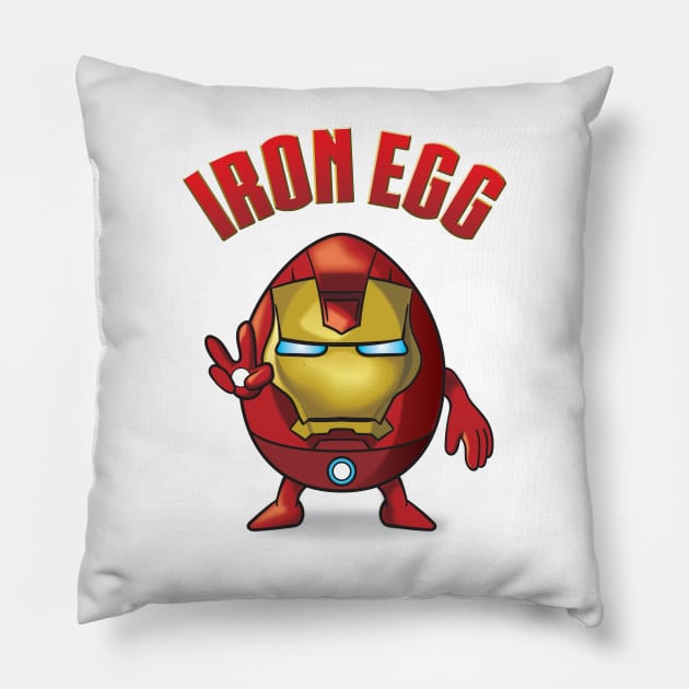 Iron Egg Pillow by AV