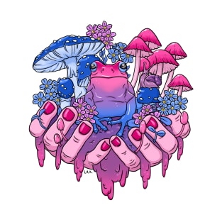 Bisexual Frog Fungi Handful T-Shirt