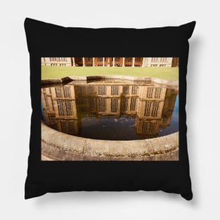 Pond Reflection at Hardwick Hall Pillow