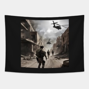 Call of Duty Modern Warfare inspired art Tapestry