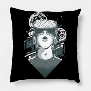 gamer winner in virtual reality video game Pillow