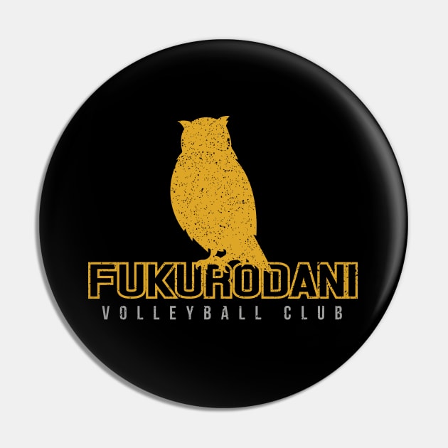 Fukurodani Volleyball Club Pin by merch.x.wear