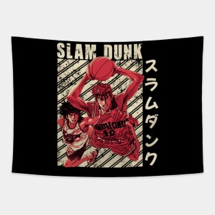 slam dunk basketball Tapestry