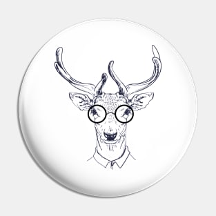 Geeky Deer Pin