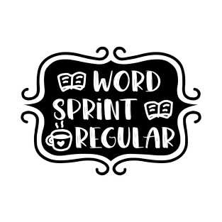 Word Sprint Regular - Writing Typography T-Shirt