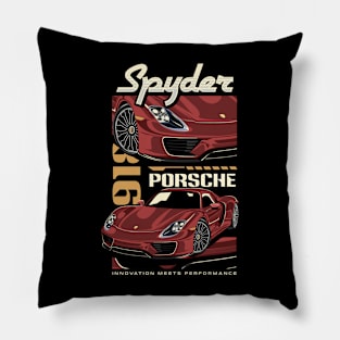 Spyder 918 Porsche Pillow